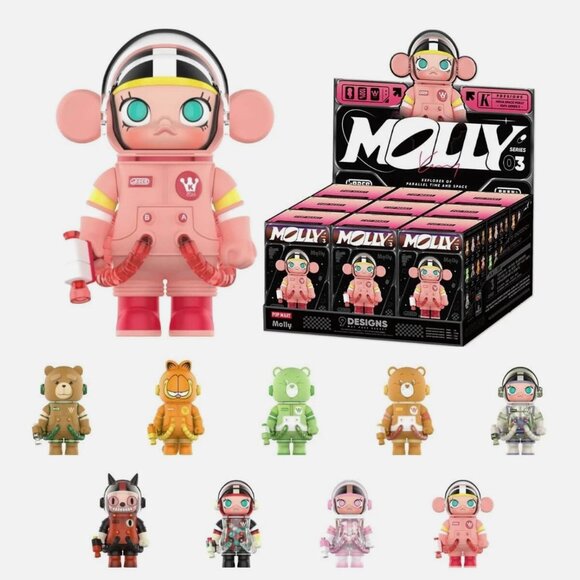 Pop mart Molly 3 space blind box or confirmed color - Picture 2 of 5